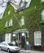 Entrance of The Old England Hotel, Windermere, Lake District, England