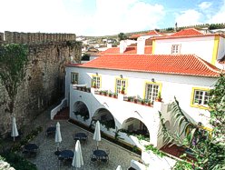 Obidos Portugal Hotel Lounge in Casa das Senhoras Rainhas