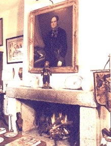 Fireplace in Casa de Esteir, Caminha, Minho, Portugal