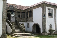 The front of the Palace of Lanheses, one of the 'manor houses of Portugal