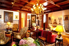 Living room at Casa de Pergola, Cascais, Lisbon
