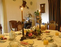 Breakfast room at Casa dos Vargos near Tomar Portugal