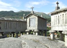 Espigueiros in Soajo - National Park Peneda Geres