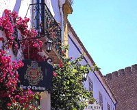 Obidos white washed houses