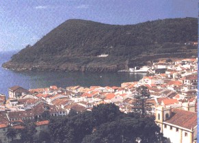 A town in the azores