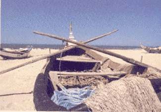 Fishing boat on Costa Prata - The silver coast- Portugal