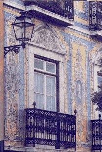 Tiled house in Lisbon, portugal